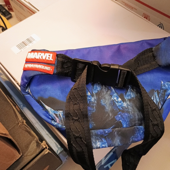 Wakanda Forever Blue Waist Bag Fanny Pack - Picture 2 of 4